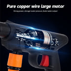 2 Battery Portable Cordless Car High Pressure Washer Jet Water Wash Cleaner Gun (Without a bucket)